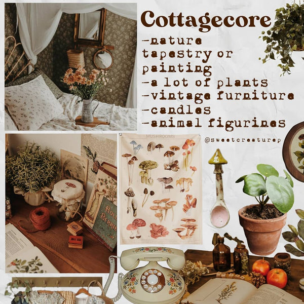 cottagecore aesthetic room decor 