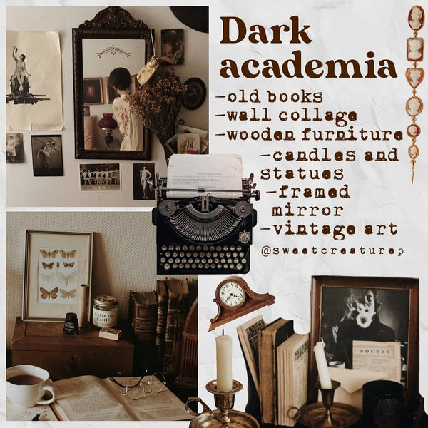 dark academia aesthetic room decor