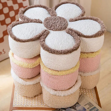 Terry Flowers Plush Seat Cushion - Shop Online on roomtery