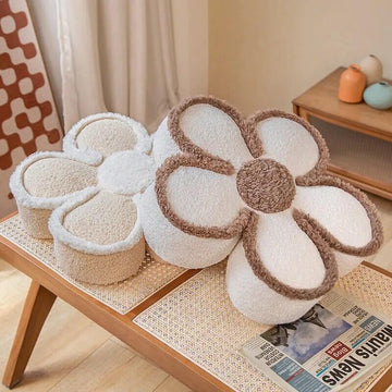 Terry Flowers Plush Seat Cushion - Shop Online on roomtery