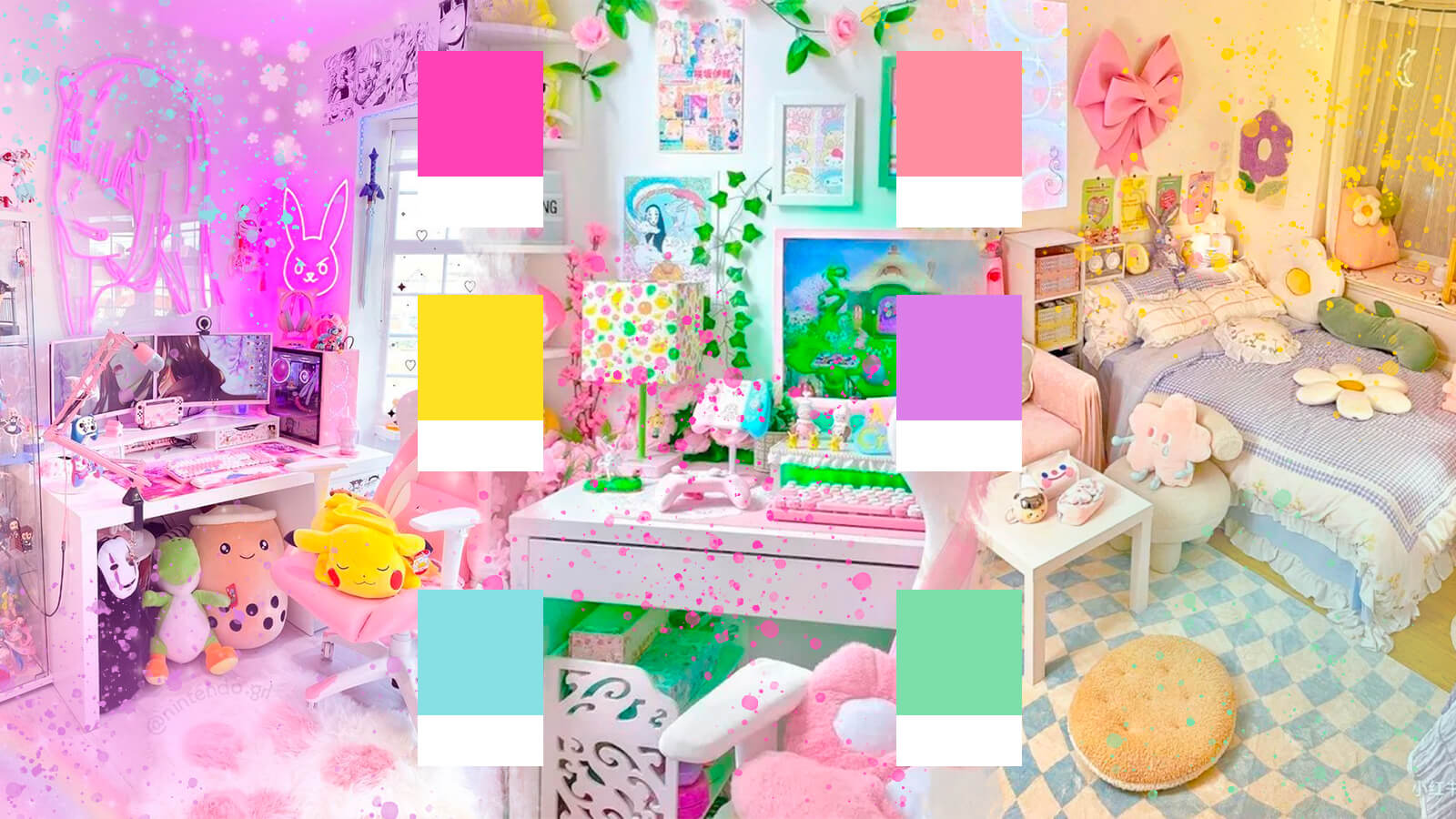 kawaii aesthetic room color palette ideas roomtery