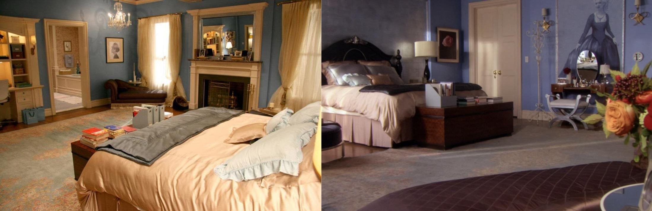 Blair Waldorf plazacore aesthetic bedroom inspo