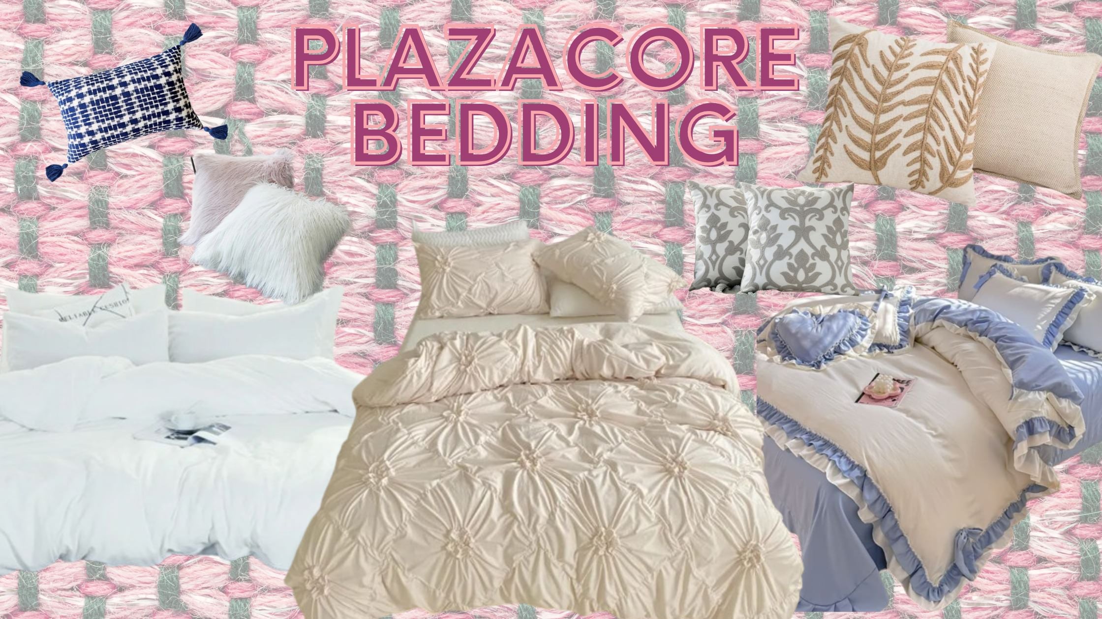 plazacore aesthetic bedding sets