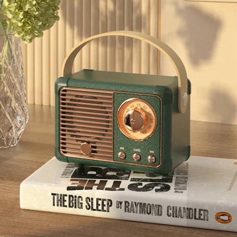 retro vintage radio speaker