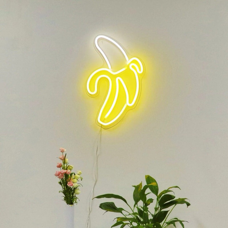 Banana Wall Neon Sign - Shop Online On Roomtery