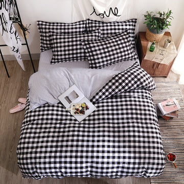 Plaid Aesthetic Bedding Set – The Preppy Place