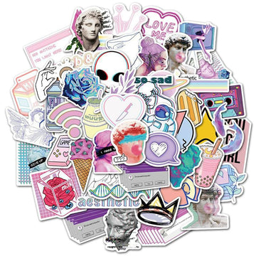 Kawaii vaporwave aesthetic sticker set ⋆ The Aesthetic Shop