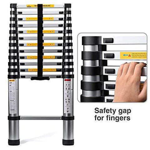 How to use the telescoping extension ladder？