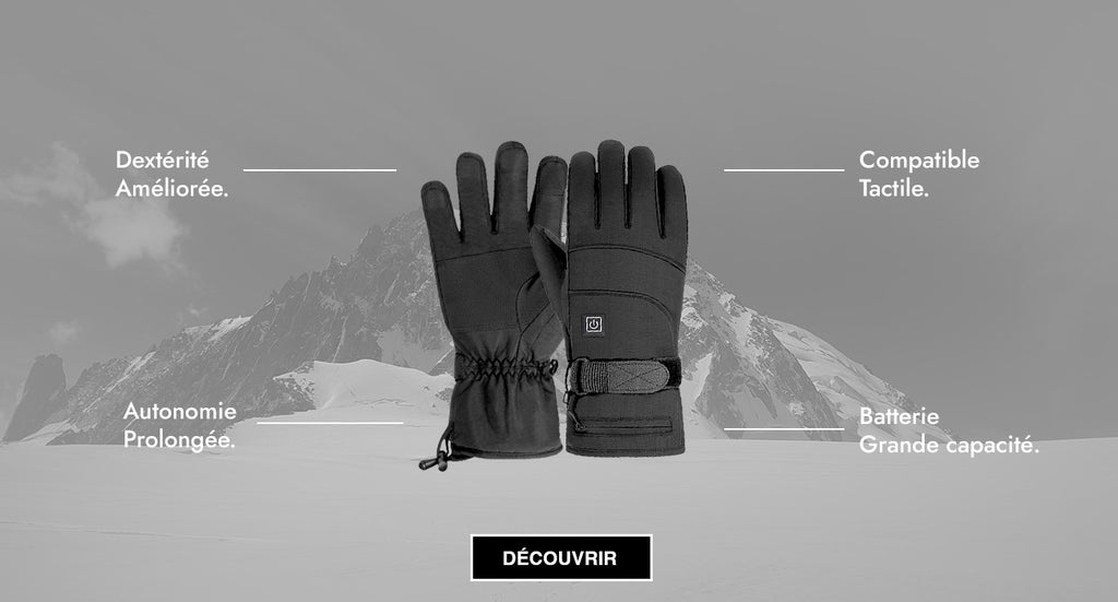 Achat Glacier gant chauffant pas cher