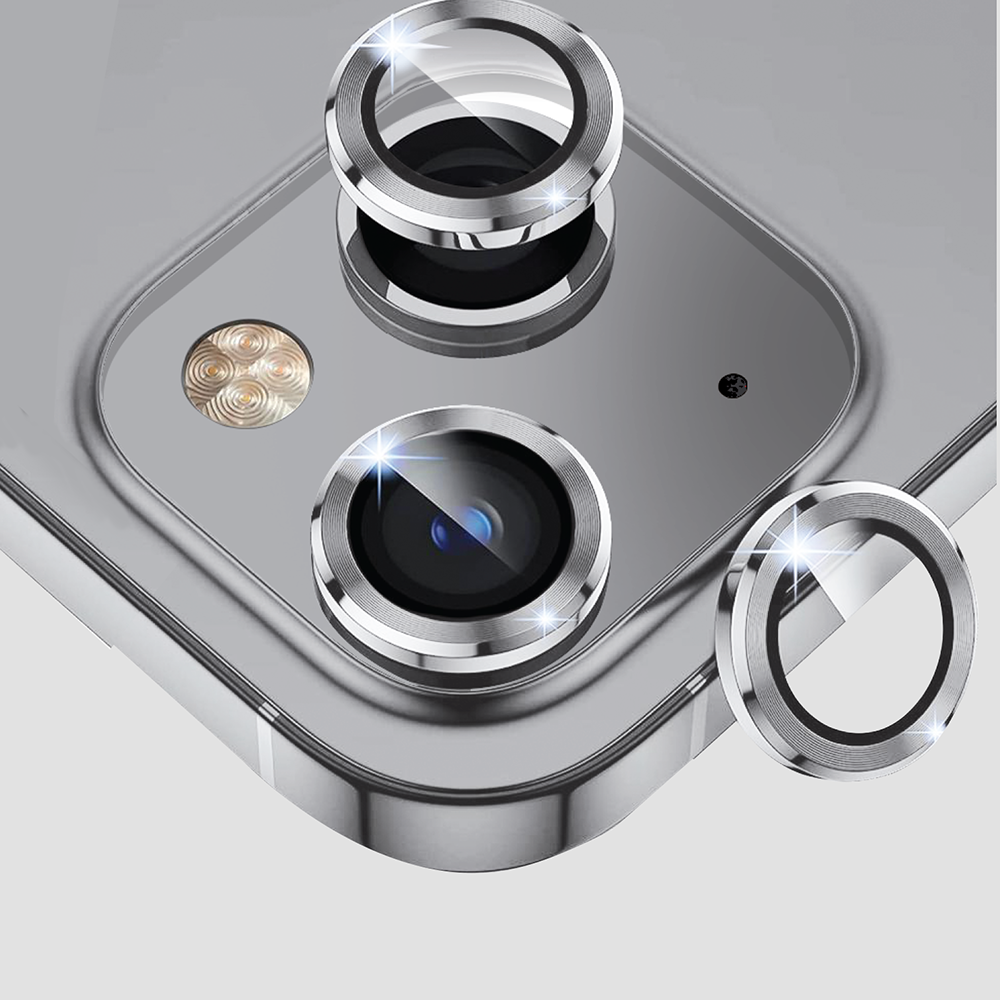 GRIPP Focal Camera Lens Protector 2N1 Compatible with Apple iPhone 14 - Silver