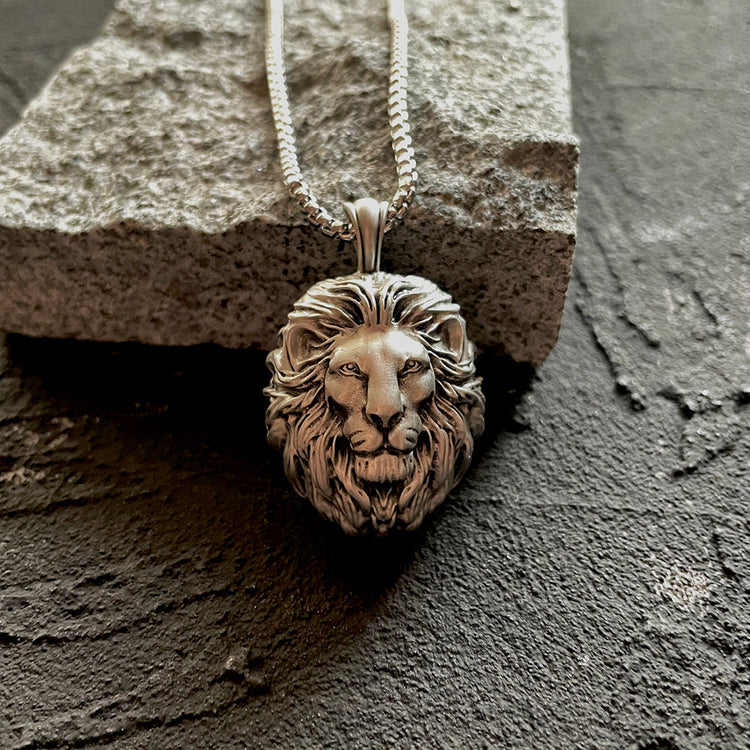 lion head locket