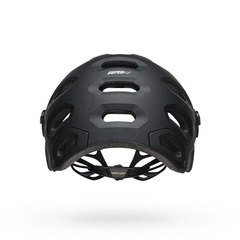 matt black mountain bike helmet