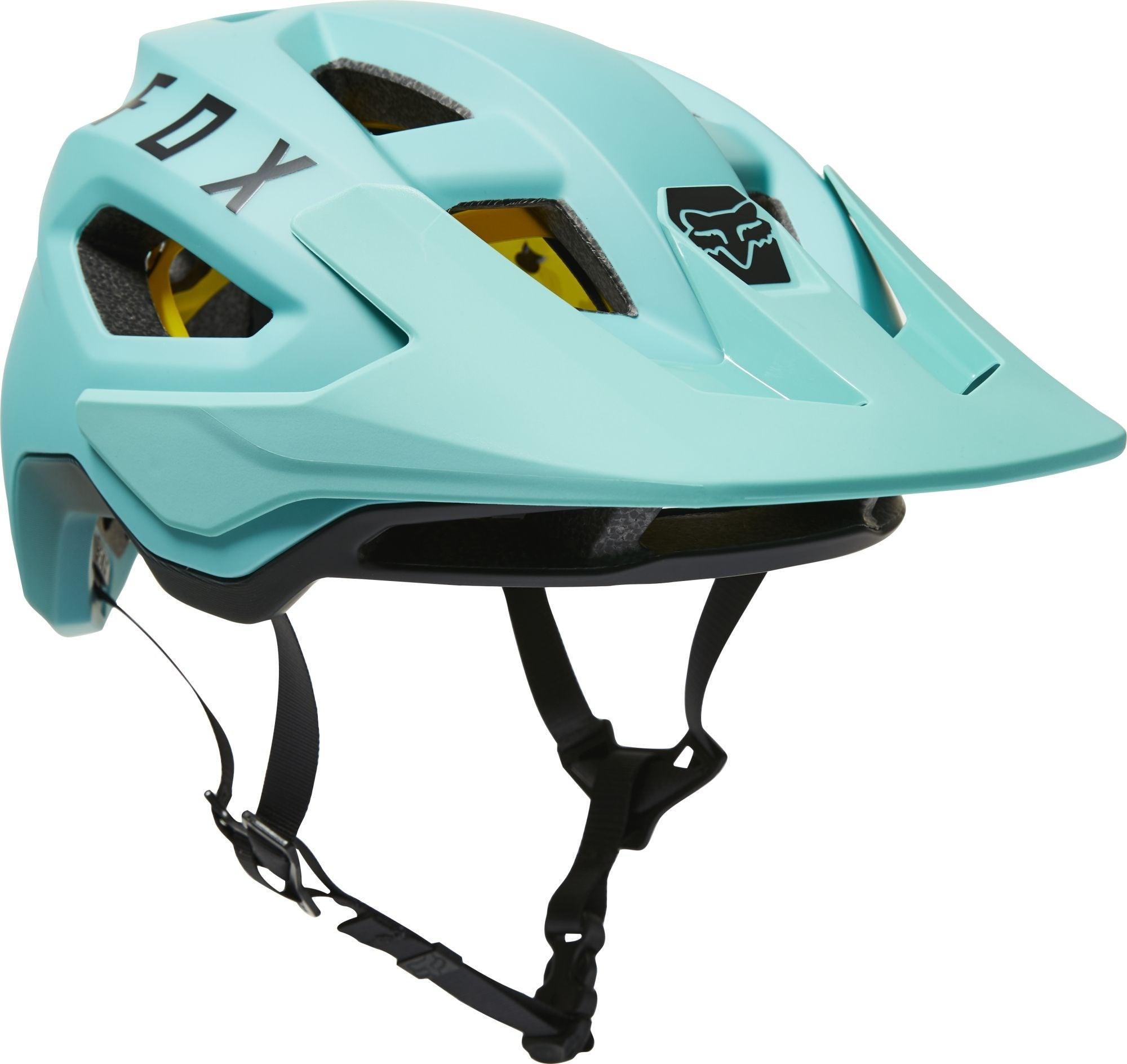 teal mountain bike helmet