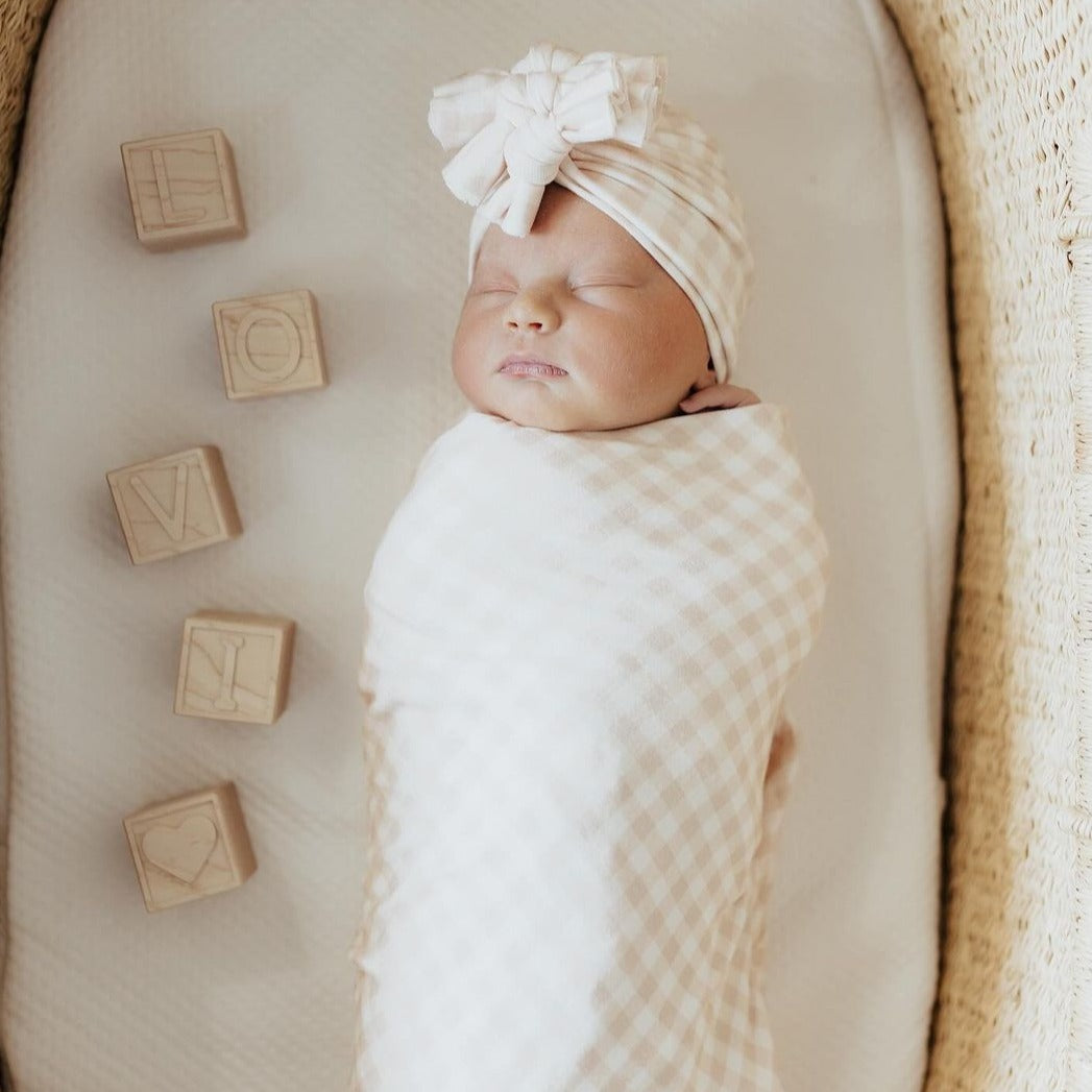 Wooden baby name blocks baby shower gift