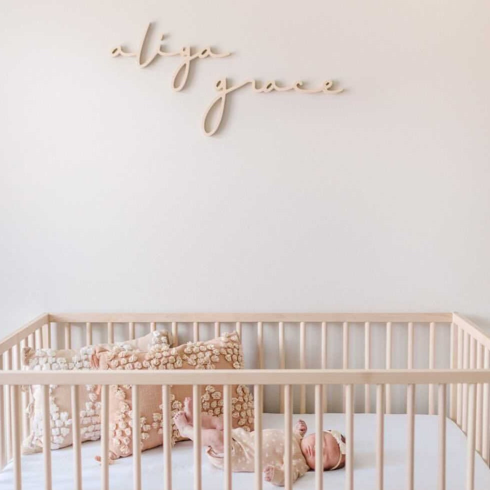 boho Nursery newborn photos