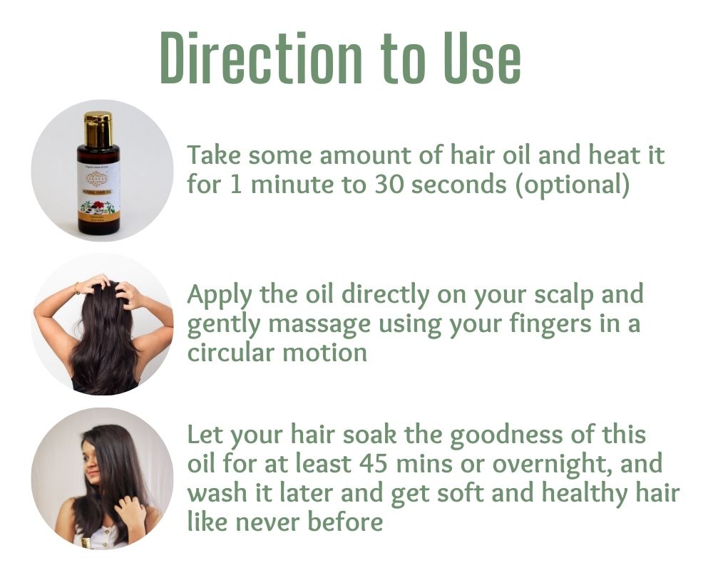 kanakam herbal hair oil directions to use