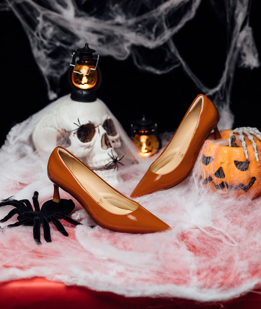 Halloween Pumpkins heels