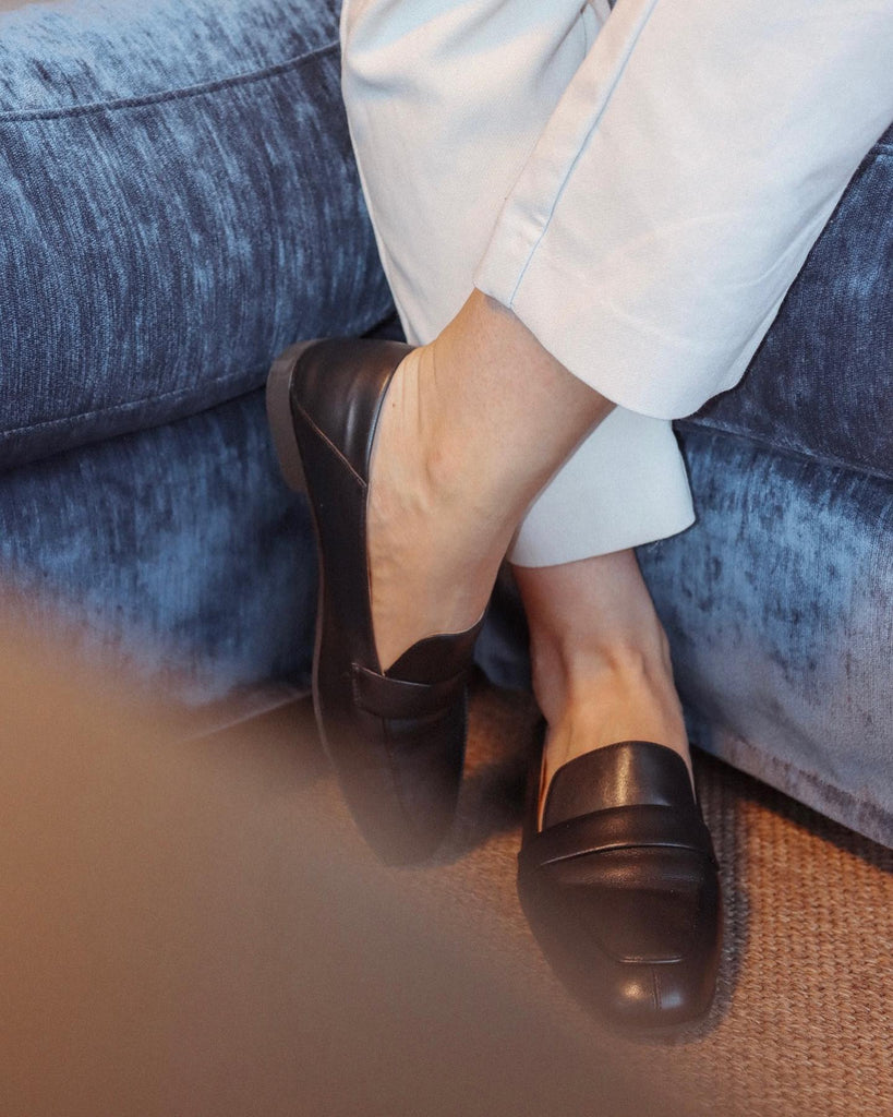 Work loafers match dressy slacks or casual jeans