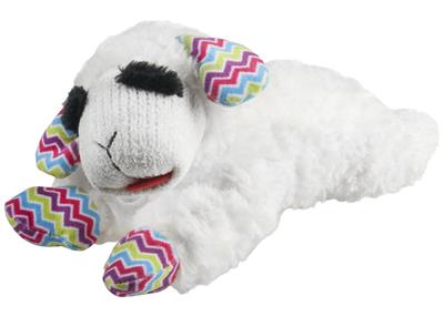 valentine lamb chop dog toy