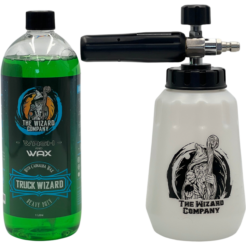 Foam Wizard Car Wash Kit (Garden Hose) – The Wizard Company