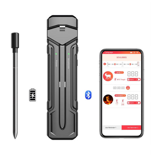 Listime® Meat Thermometer with Bluetooth,100ft Wireless