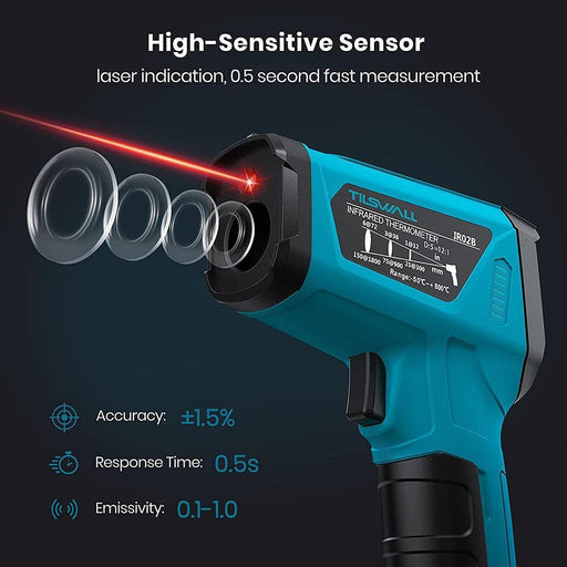 Digital Infrared Thermometer Temperature Gun Laser IR Cooking Car  -50°C-400°C