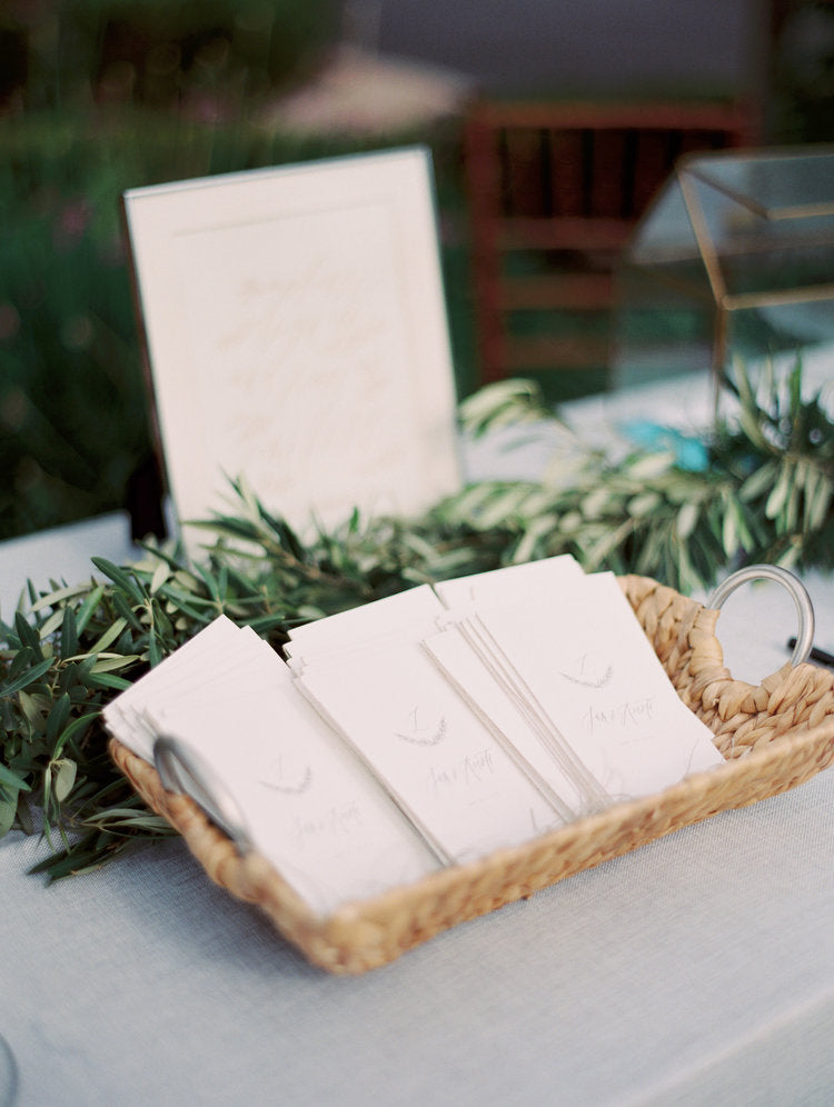 neutral gray wedding invitations