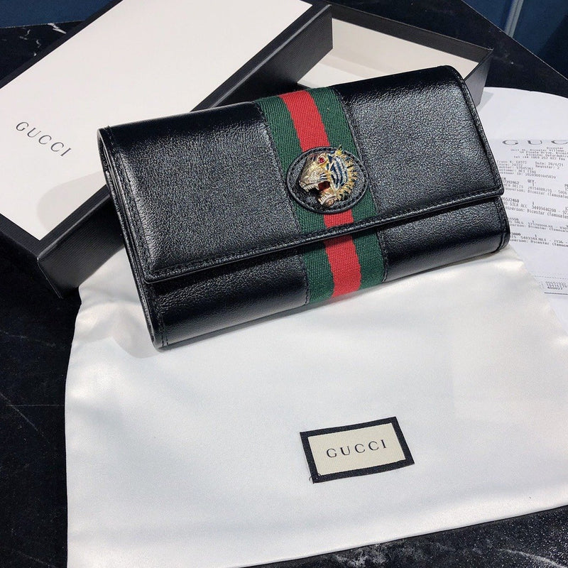 gucci tiger head wallet