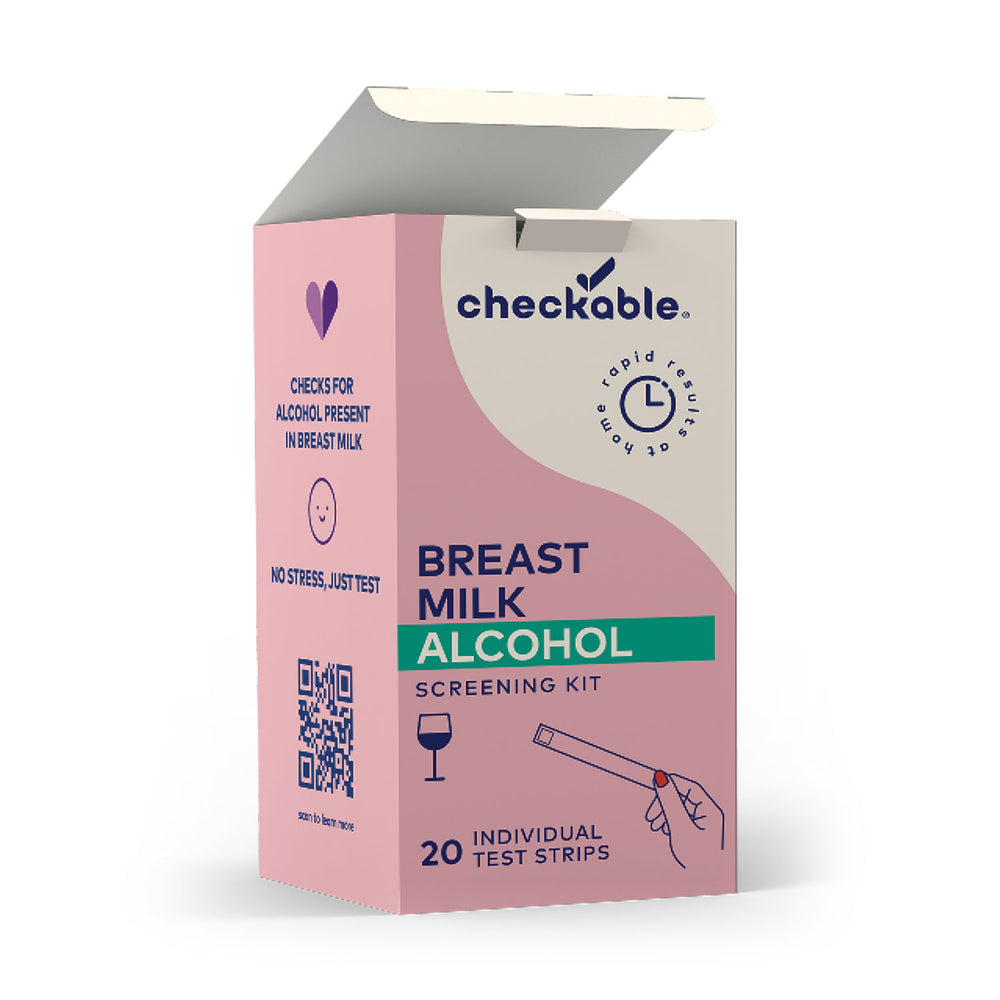Breast milk store test strips
