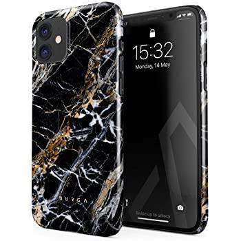 BURGA Coque pour iPhone XR - Rose Or et Noir Marbre Rich Rose Gold and  Black Marble Housse Étui Protecteur Design Ultra-Mince Plastique Robuste  Durable Case Cover