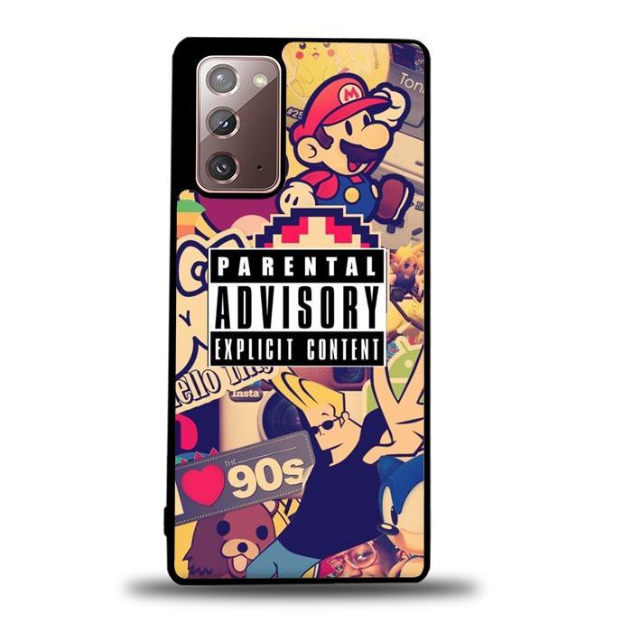 coque custodia cover fundas hoesjes j3 J5 J6 s20 s10 s9 s8 s7 s6 s5 plus edge B31658 Parental Advisory FF0186 Samsung Galaxy Note 20 Case