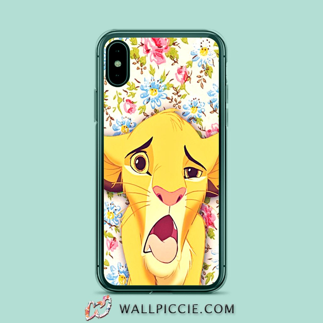 coque custodia cover case fundas hoesjes iphone 11 pro max 5 6 6s 7 8 plus x xs xr se2020 pas cher X10492 Cute Baby Lion King Simba