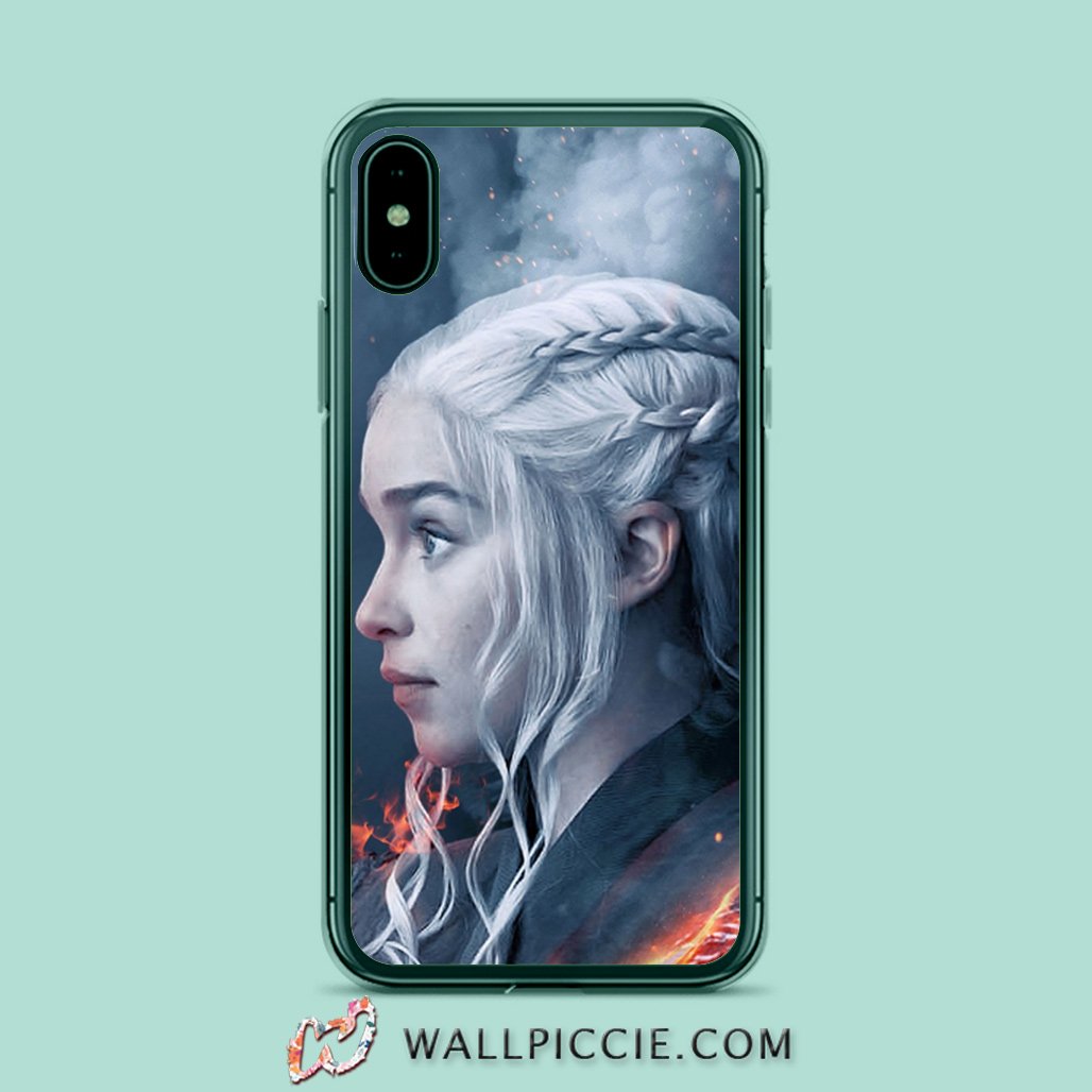 coque custodia cover case fundas hoesjes iphone 11 pro max 5 6 6s 7 8 plus x xs xr se2020 pas cher X10489 Daenerys Targaryen Game Of Thrones