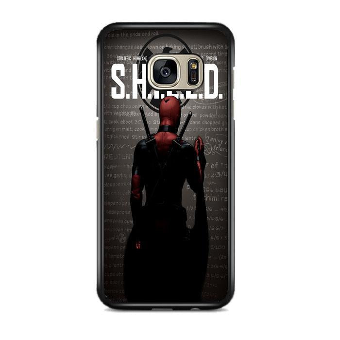 Deadpool Agents Of Shield Pattern Samsung Galaxy S7 EDGE Case