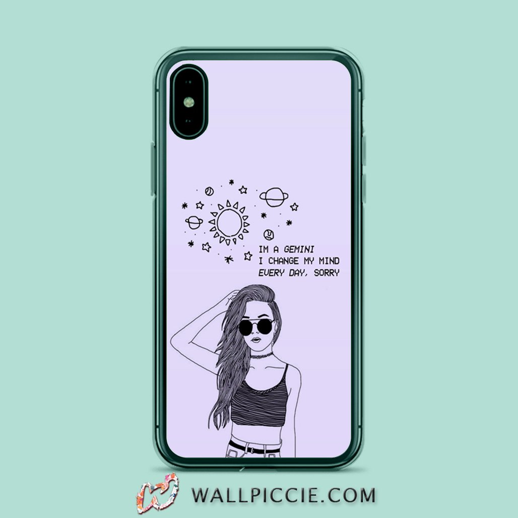 coque custodia cover case fundas hoesjes iphone 11 pro max 5 6 6s 7 8 plus x xs xr se2020 pas cher X10440 Gemini Inspirational Quote