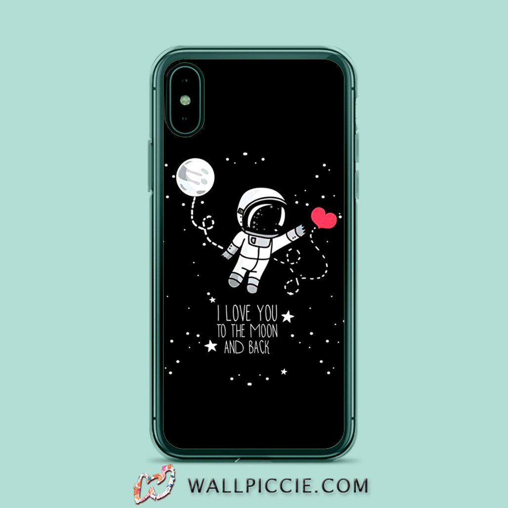 coque custodia cover case fundas hoesjes iphone 11 pro max 5 6 6s 7 8 plus x xs xr se2020 pas cher X10437 I Love You To The Moon And Back