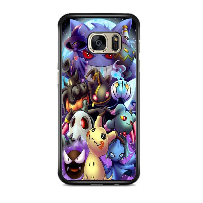 Pikachu And Pokemon Night Doodle Samsung Galaxy S7 EDGE Case