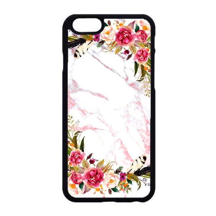 Rose Marble Pink Grey iPhone 6|6S coque