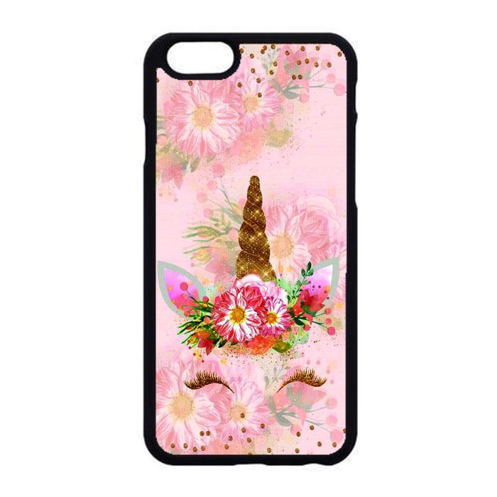 Unicorn Flower Clip Art Pink iPhone 6|6S coque