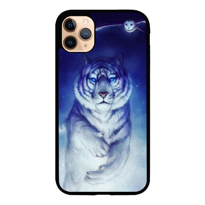 White Tiger Owl iPhone 11 Pro coque