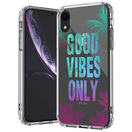 MOSNOVO Coque iPhone XR Marbre Noir Clair Design Motif Transparente  Arrière avec TPU Bumper Gel Coque de Protection pour iPhone XR (Black Marble)