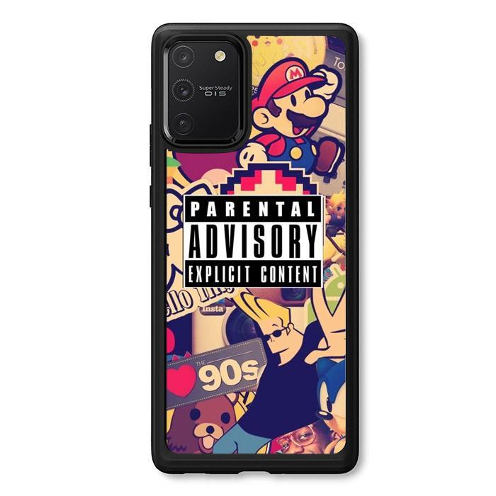 coque custodia cover fundas hoesjes j3 J5 J6 s20 s10 s9 s8 s7 s6 s5 plus edge B31662 Parental Advisory FF0186 Samsung Galaxy S10 Lite 2020 Case