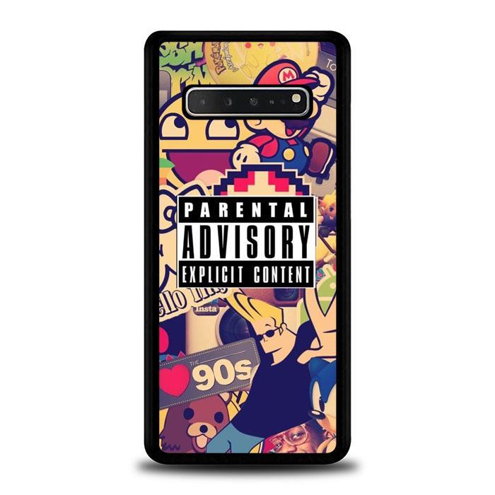 coque custodia cover fundas hoesjes j3 J5 J6 s20 s10 s9 s8 s7 s6 s5 plus edge B31661 Parental Advisory FF0186 Samsung Galaxy S10 5G Case