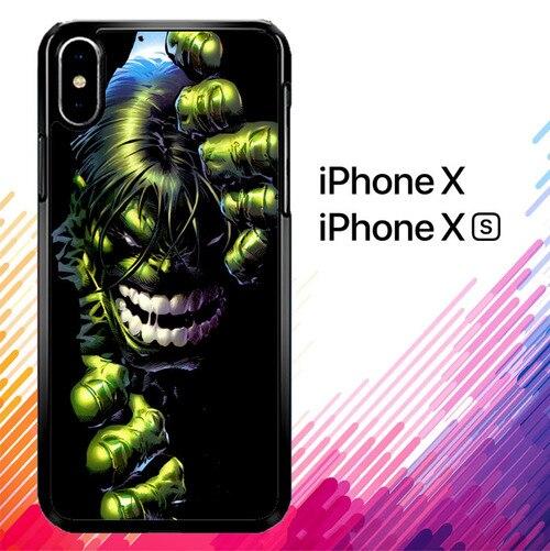 Superheroes The Incredible Hulk Z0047 coque iPhone X, XS