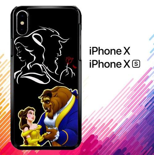 Disney Beauty and The Beast  Z2973 coque iPhone X, XS