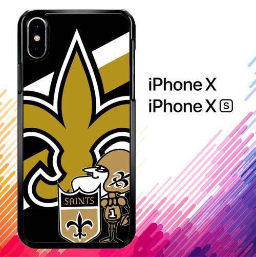 New Orleans Saints Z3024 coque iPhone X, XS