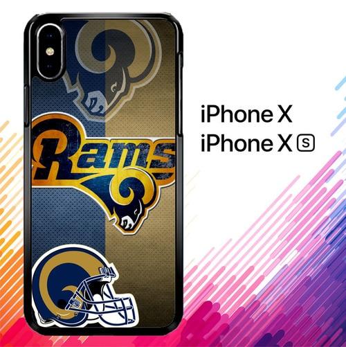 St. Louis Rams Z3027 coque iPhone X, XS