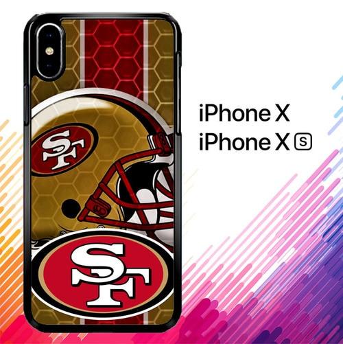 San Francisco 49ers logo Z3143 coque iPhone X, XS