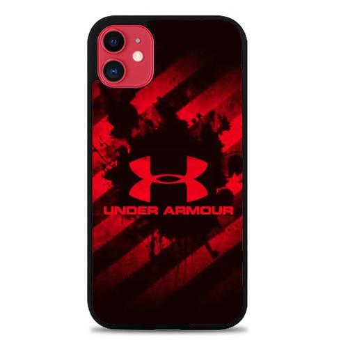 Coque iphone 5 6 7 8 plus x xs xr 11 pro max under armour red Z4027
