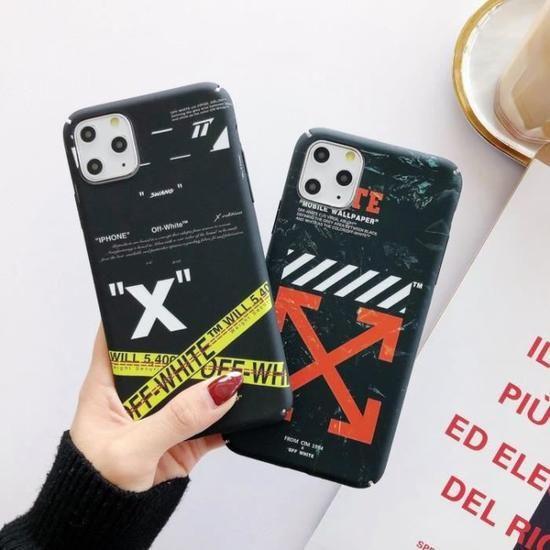 Coque iPhone 11OFF White Jaune Antichoc Premium Coque